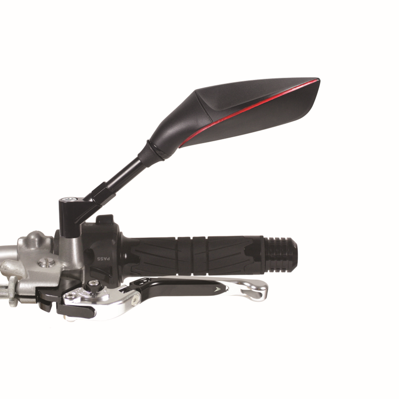 Rétroviseur Randy Noir/ Rouge Gauche